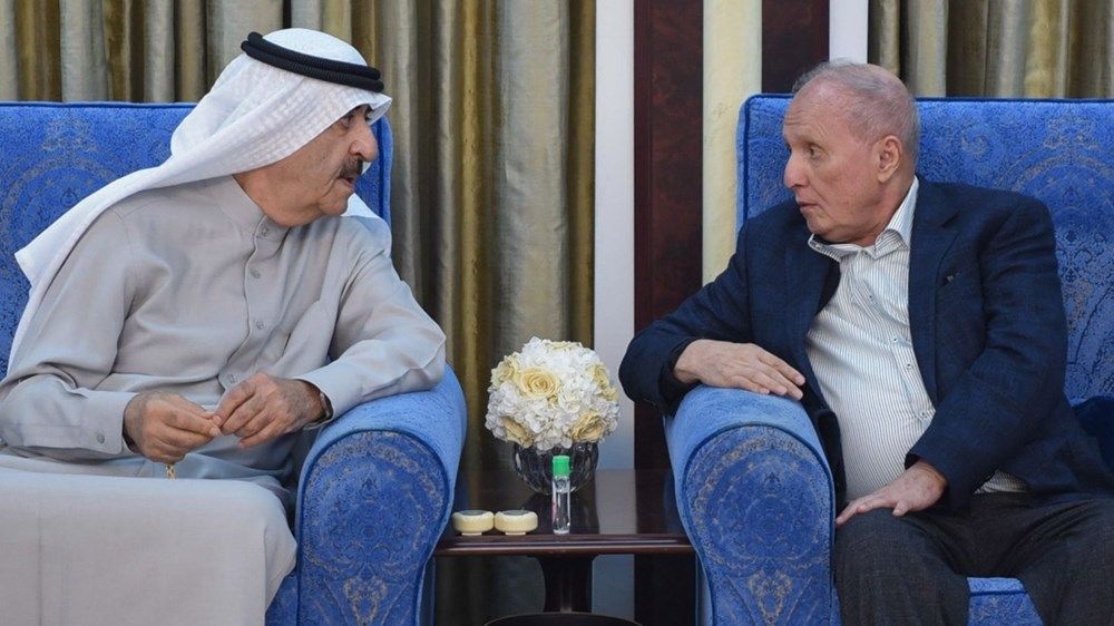 حاكم أم القيوين يستقبل وزير الطاقة وجموع المهنئين بشهر رمضان