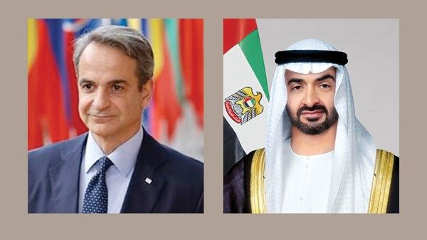 رئيس الدولة ورئيس وزراء اليونان يبحثان تطورات الأوضاع في المنطقة وتداعياتها على أمنها واستقرارها