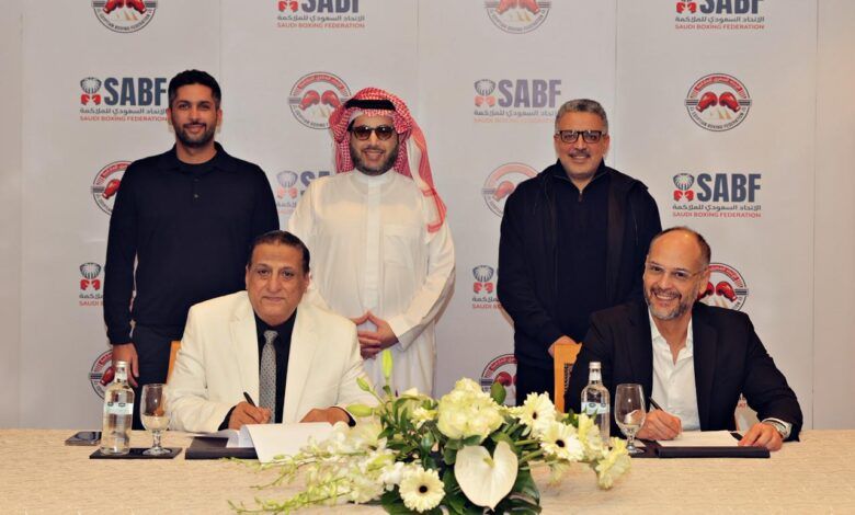 بحضور معالي المستشار تركي آل الشيخ… توقيع بروتوكول تعاون بين الاتحاد السعودي للملاكمة والاتحاد المصري للملاكمة