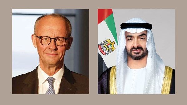 رئيس الدولة يتلقى اتصالاً من المستشار الألماني بحثا خلاله التطورات في المنطقة