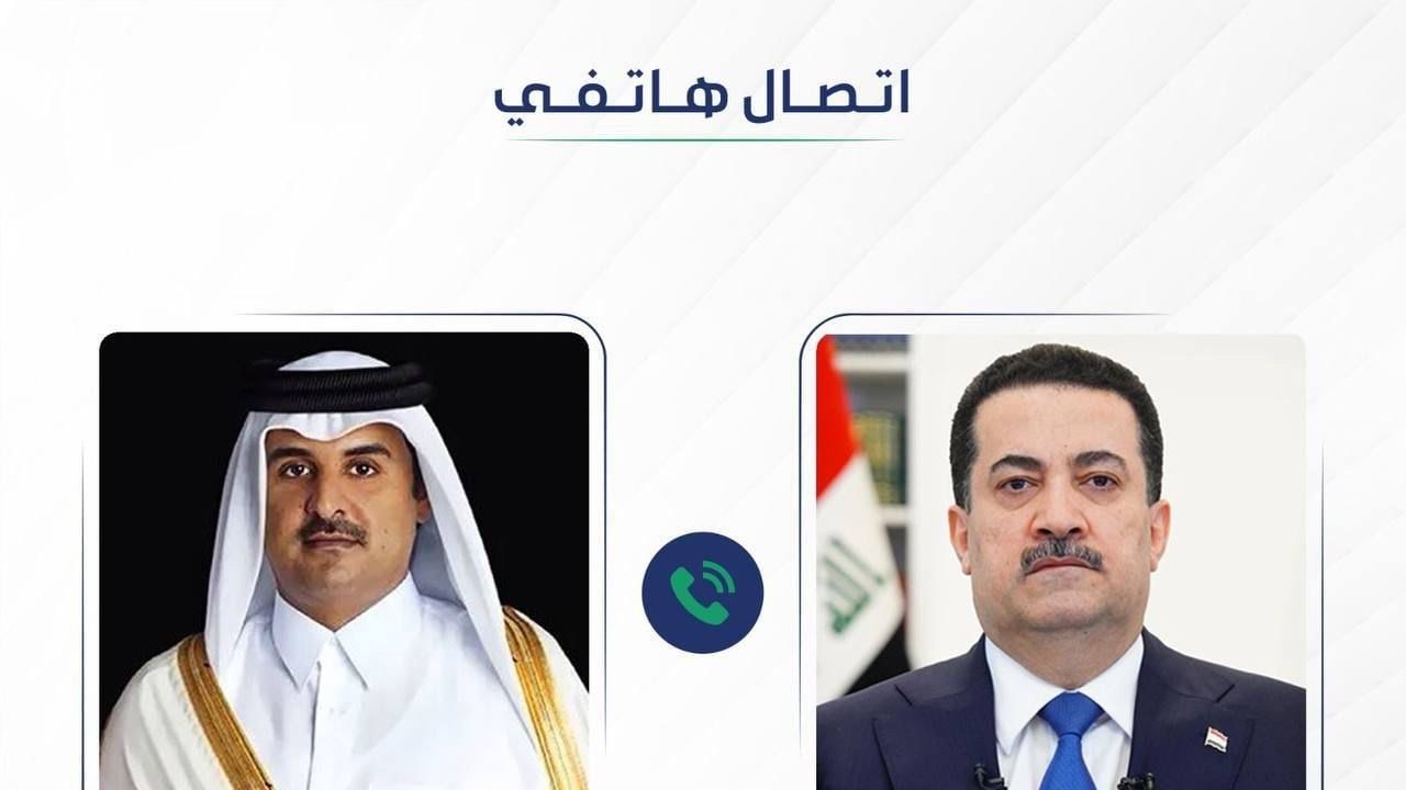 السوداني وامير قطر: ضرورة الوقف الفوري للاعمال العسكرية