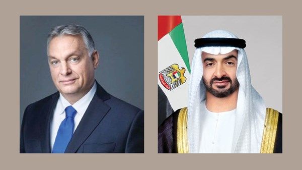 رئيس الدولة ورئيس وزراء المجر يبحثان الاعتداءات الإيرانية على الإمارات ودول شقيقة