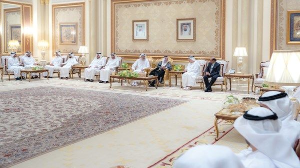 الحكام يواصلون تقبل التهاني بمناسبة شهر رمضان المبارك