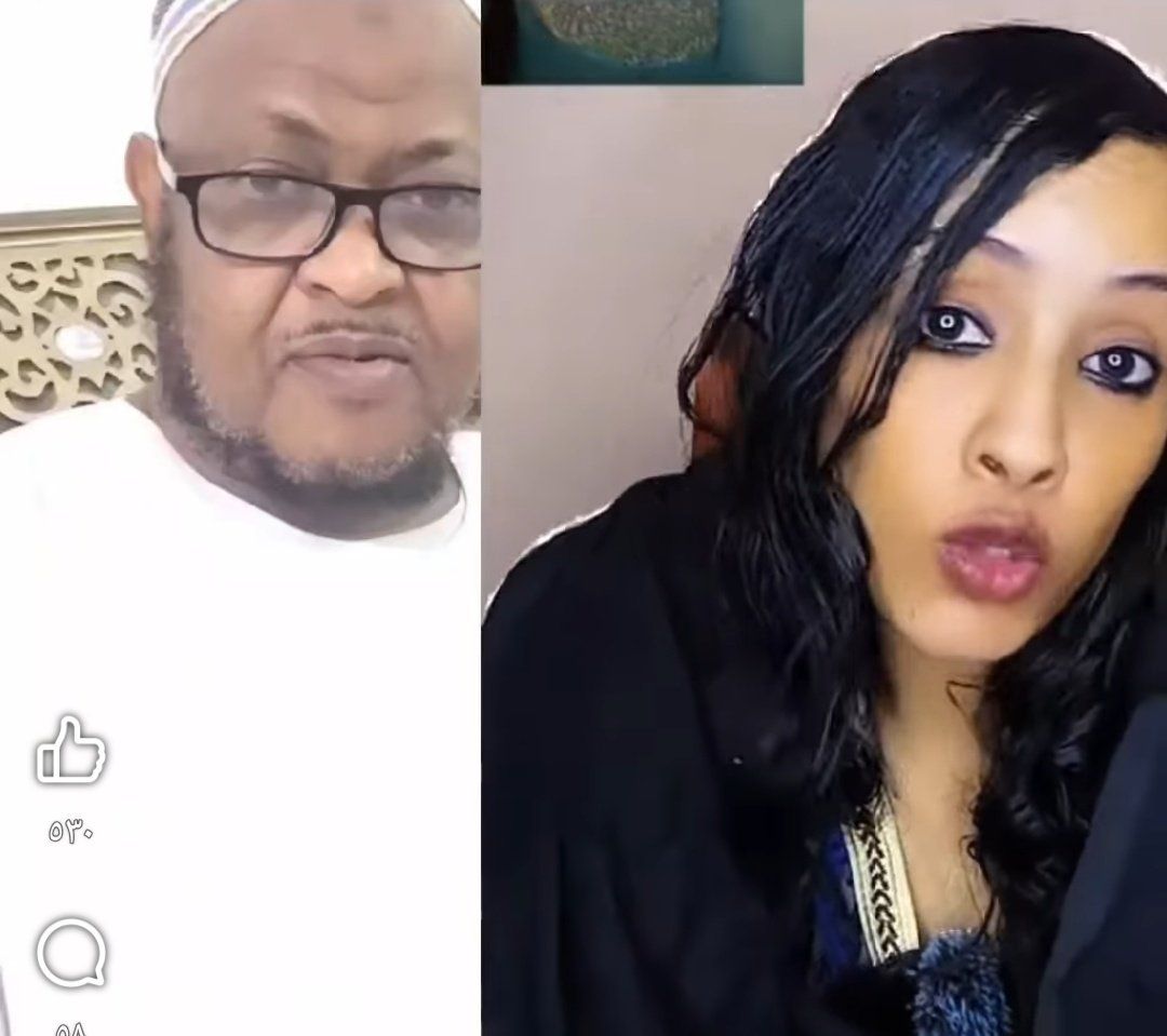 شاهد بالصورة والفيديو.. بسبب “القحاتة”.. شيخ سوداني يعرض على نجمة السوشيال ميديا “كاشا النيل” الزواج