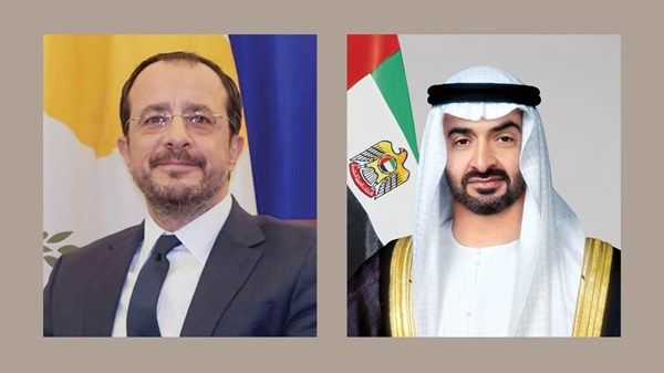 رئيس الدولة والرئيس القبرصي يبحثان تداعيات التطورات الإقليمية