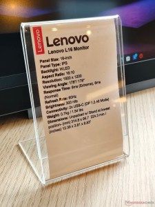 تكنولوجيا: لينوفو تظهر شاشة لينوفو المحمولة بمنفذ يو إس بي سي ذات السعر المعقول لأول مرة مع حامل مدمج ودعم تمرير طاقة بقدرة 65 واط #MWC2026