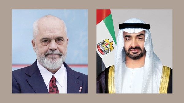 رئيس الدولة يتلقى اتصالاً من رئيس وزراء ألبانيا تناول تداعيات التصعيد في المنطقة