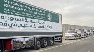 مركز الملك سلمان للإغاثة يواصل دعم غزة بوصول قافلة مساعدات إنسانية جديدة