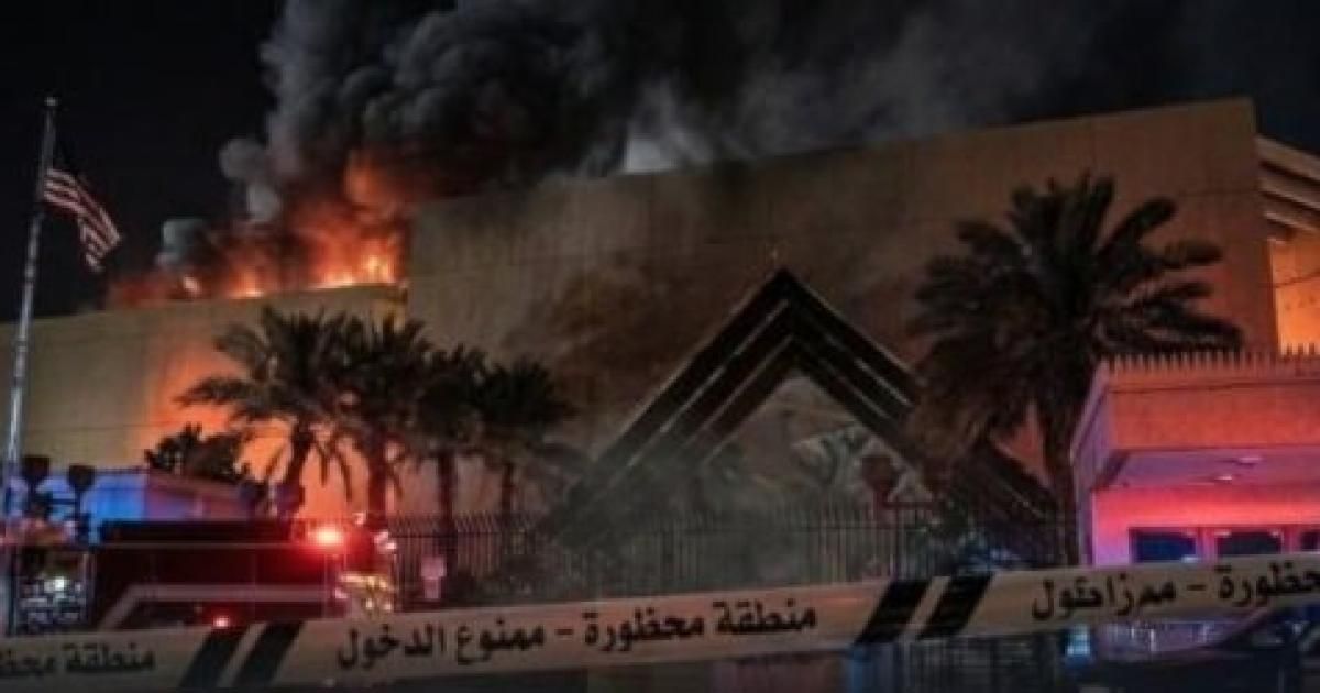 بالفيديو: إيران تستهدف السفارة الأميركية في الرياض بمسيّرتين