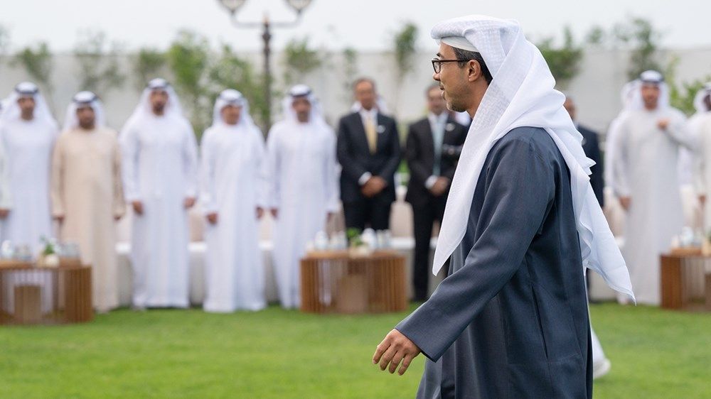 منصور بن زايد يشارك ممثلي الشؤون الإسلامية والأوقاف والزكاة والقطاع المصرفي والقيادات الإعلامية مأدبة الإفطار الرمضانية