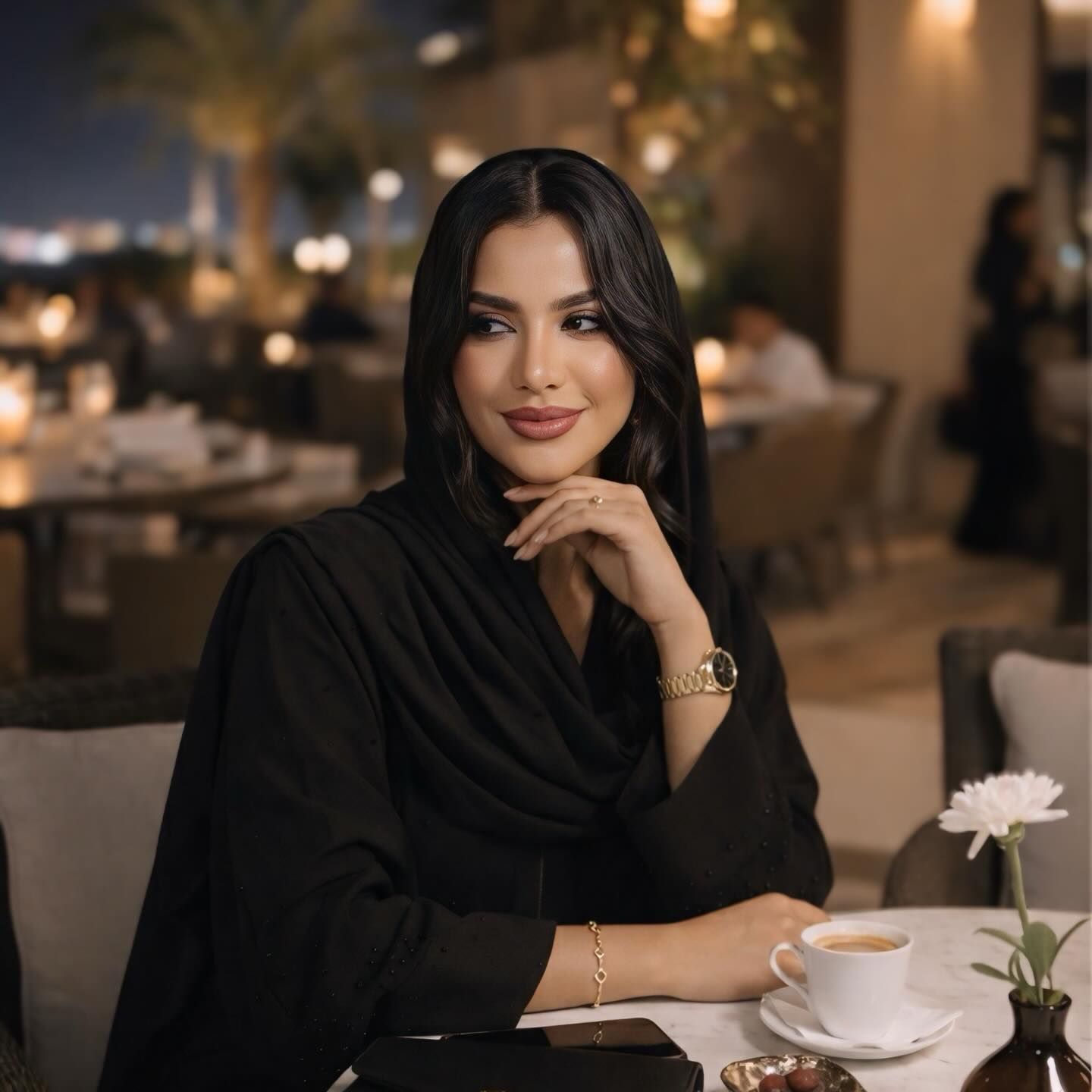 شاهد بالصور.. من جدة.. الحسناء السودانية “لوشي” تبهر المتابعين بإطلالة رمضانية ملفتة