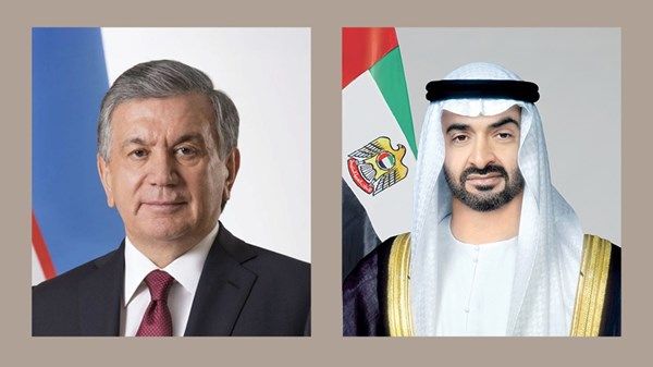 رئيس الدولة يتلقى اتصالاً هاتفياً من الرئيس الأوزبكي أكد خلاله التضامن مع الإمارات إثر الاعتداءات الإيرانية على أراضيها