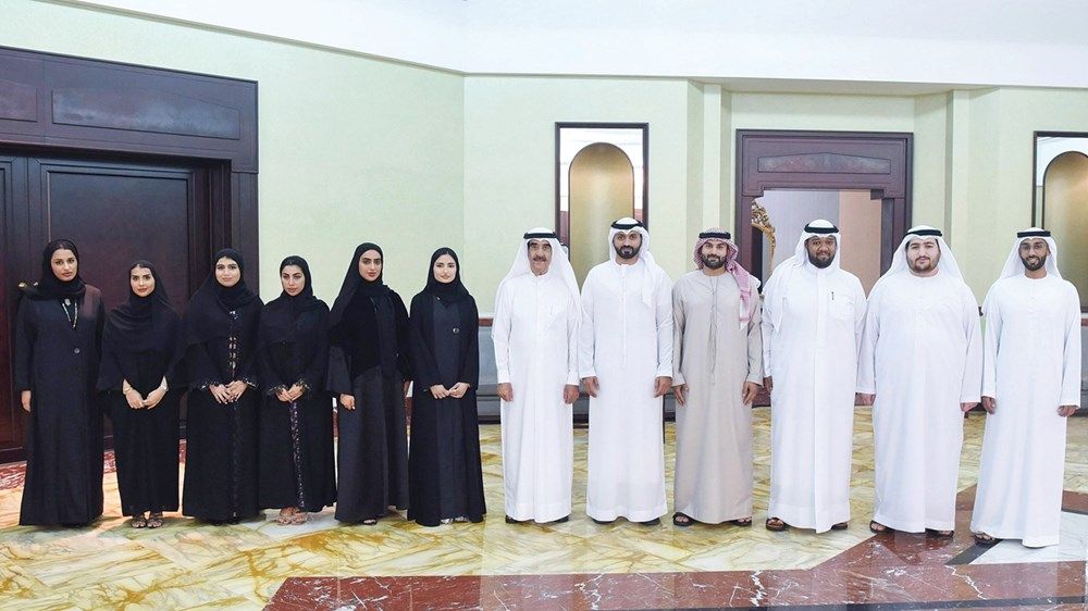 حاكما عجمان وأم القيوين يواصلان استقبال المهنئين بشهر رمضان المبارك