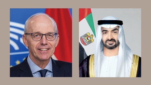 رئيس الدولة يتلقى اتصالاً من رئيس وزراء دوقية لوكسمبورج أدان خلاله الاعتداءات الإيرانية ضد الإمارات