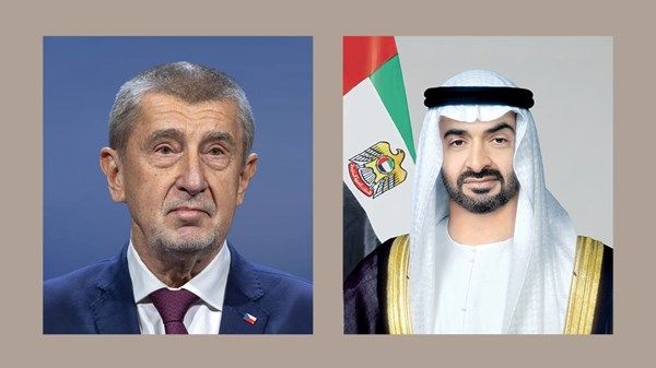 رئيس الدولة يتلقى اتصالاً من رئيس وزراء التشيك أدان خلاله الاعتداءات الإيرانية ضد الإمارات