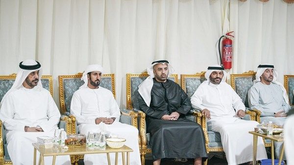 محمد بن سعود يعزي في وفاة سويدان عبيد حميد الخاطري