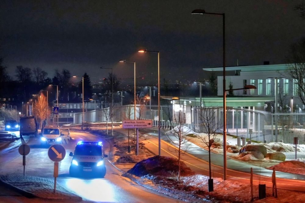 انفجار قرب السفارة الأمريكية في أوسلو