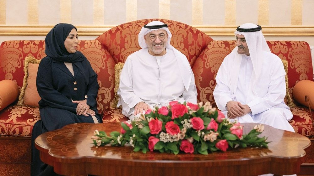 حاكما عجمان والفجيرة يستقبلان المهنئين بشهر رمضان المبارك