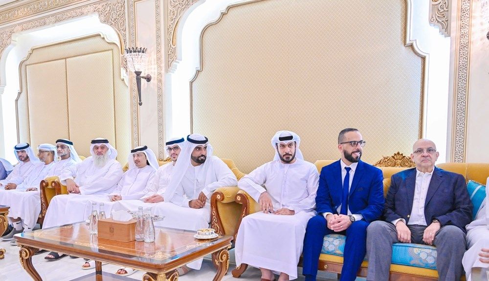 عمار النعيمي يتقبل تهاني المؤسسات الخيرية وجموع المواطنين بشهر رمضان