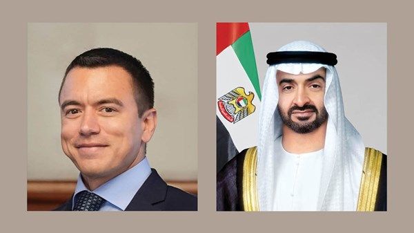 أكد تضامن بلده مع الإمارات.. رئيس الدولة يتلقى اتصالاً هاتفياً من رئيس الإكوادور