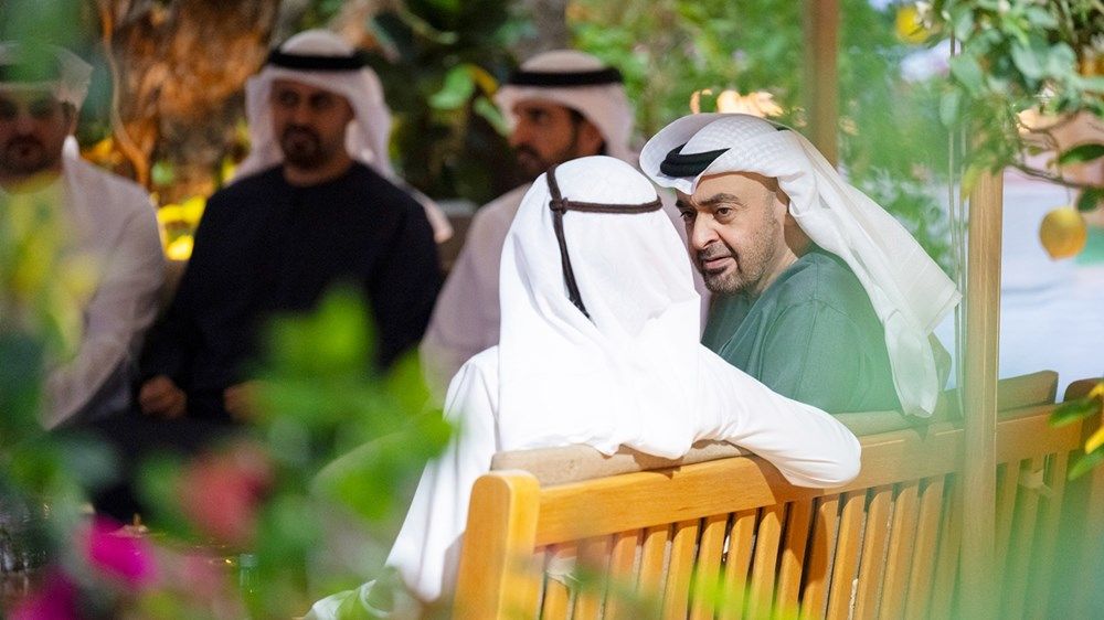 خلال لقائهما في استراحة المرموم بدبي.. رئيس الدولة ومحمد بن راشد يبحثان شؤون الوطن
