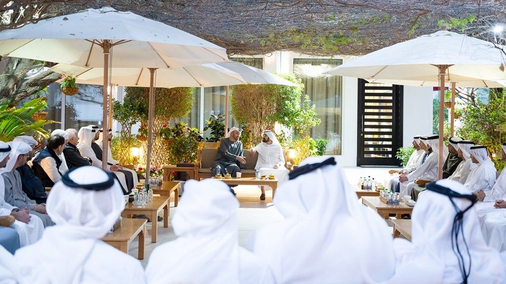 خلال لقائهما في استراحة المرموم بدبي.. رئيس الدولة ومحمد بن راشد يبحثان شؤون الوطن