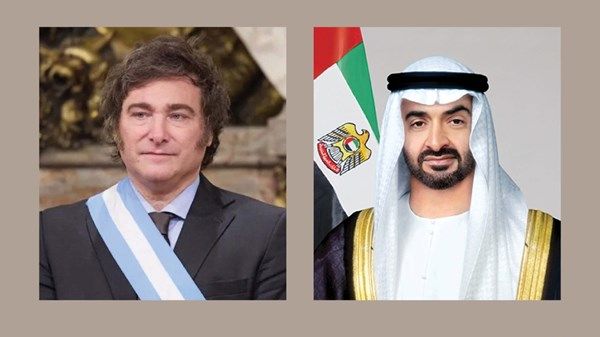 رئيس الدولة يبحث خلال اتصال هاتفي مع رئيس الأرجنتين التطورات الإقليمية