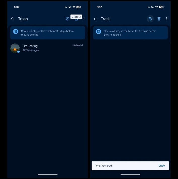 تكنولوجيا: جوجل تضيف مجلد سلة المهملات إلى تطبيق Google Messages في تحديث جديد
