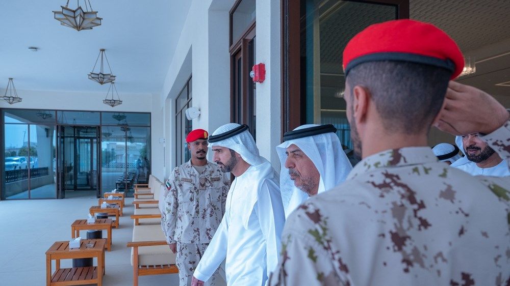 حمدان بن محمد يقدّم واجب العزاء في شهيد الوطن والواجب سعيد راشد البلوشي