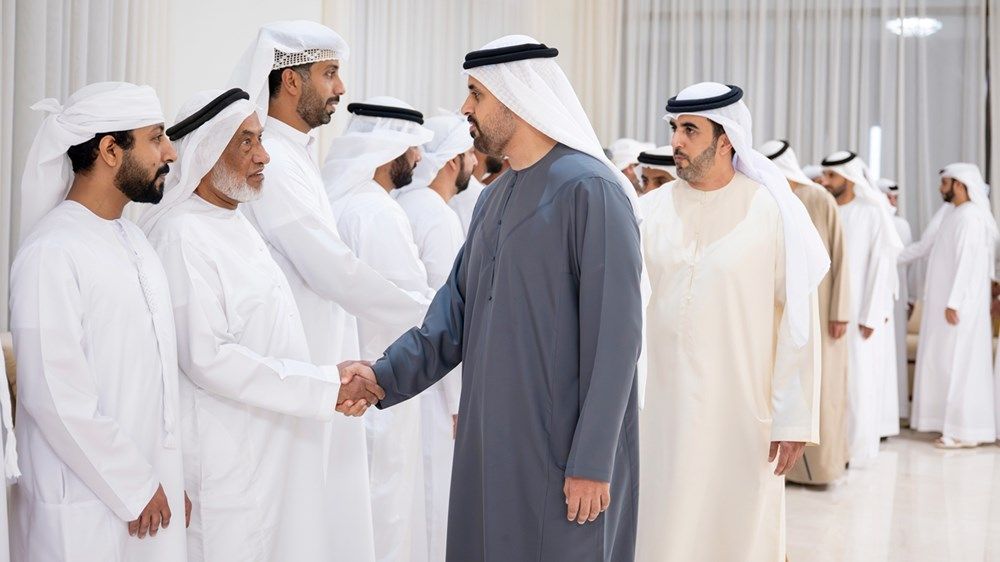 ذياب بن محمد بن زايد يقدم واجب العزاء في شهيد الوطن والواجب سعيد راشد البلوشي