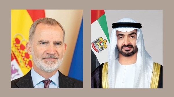 خلال اتصال هاتفي مع رئيس الدولة.. ملك إسبانيا يدين الاعتداءات الإيرانية ضد الإمارات ودول المنطقة