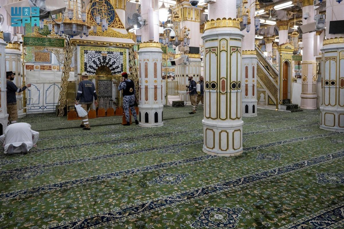 الروضة الشريفة.. من أشرف بقاع الأرض ووجهة القاصدين للصلاة بالمسجد النبوي