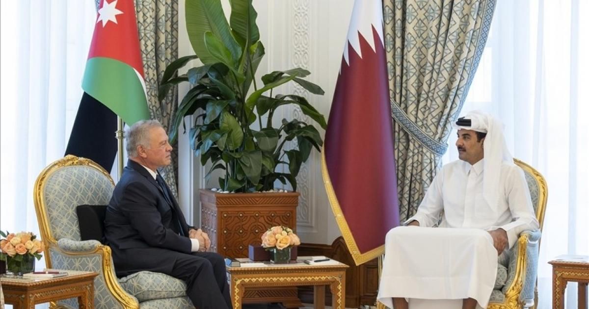 الدوحة: أمير قطر وملك الأردن يبحثان خفض التصعيد بالمنطقة