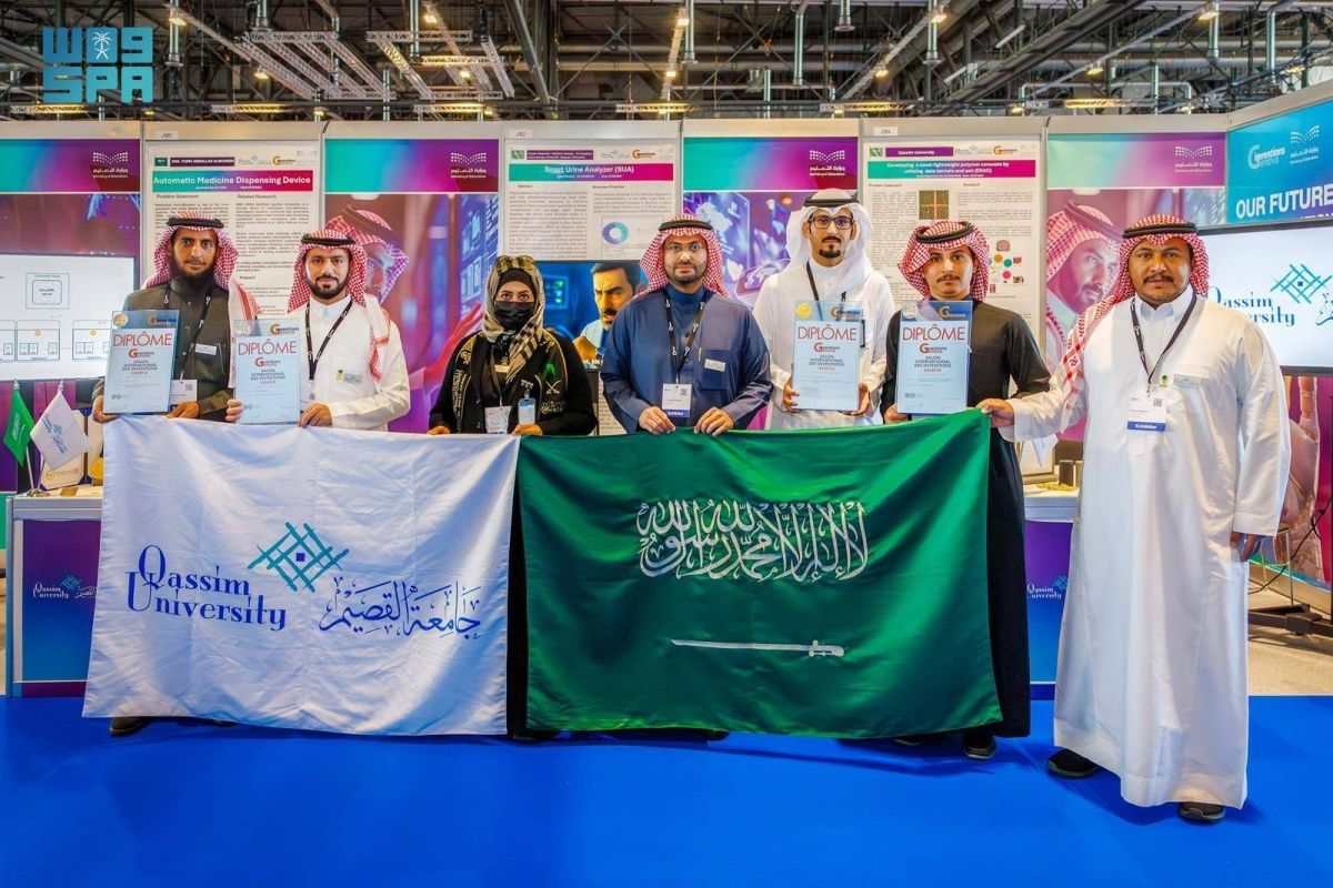 جامعة القصيم تحصد ميدالية ذهبية وثلاث ميداليات فضية في معرض جنيف الدولي للاختراعات 2026