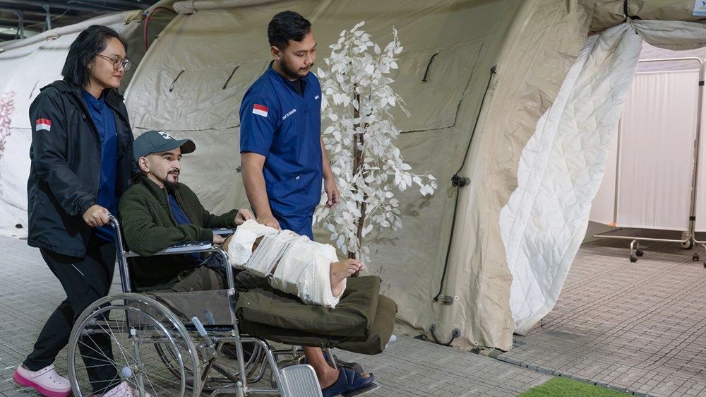 ضمن عملية «الفارس الشهم 3».. المستشفى الإماراتي العائم في العريش يواصل تقديم الرعاية الصحية للمرضى الفلسطينيين