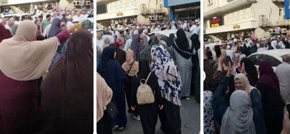 المصريون نظموا ممر شرف للمصري البرئ في السعودبه