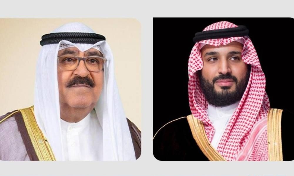 ولي العهد وأمير الكويت يبحثان تطورات الأوضاع بالمنطقة