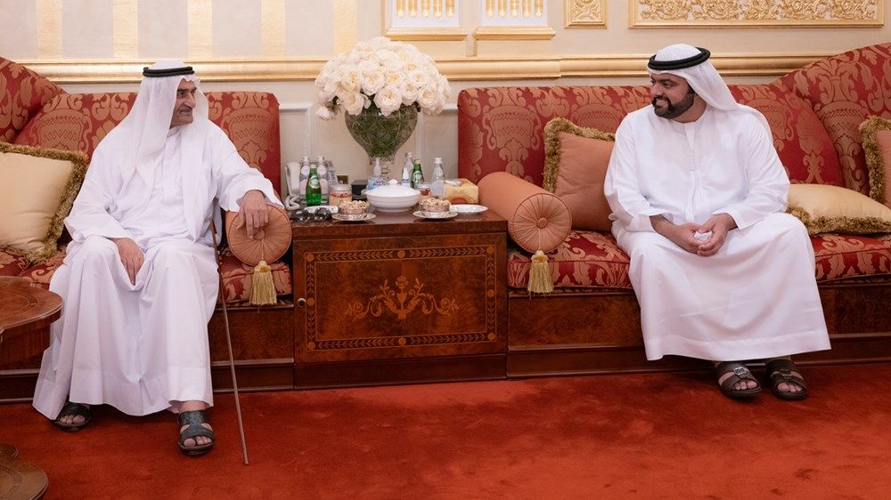 حمد الشرقي يواصل استقبال المهنئين بعيد الفطر المبارك بحضور ولي عهد الفجيرة