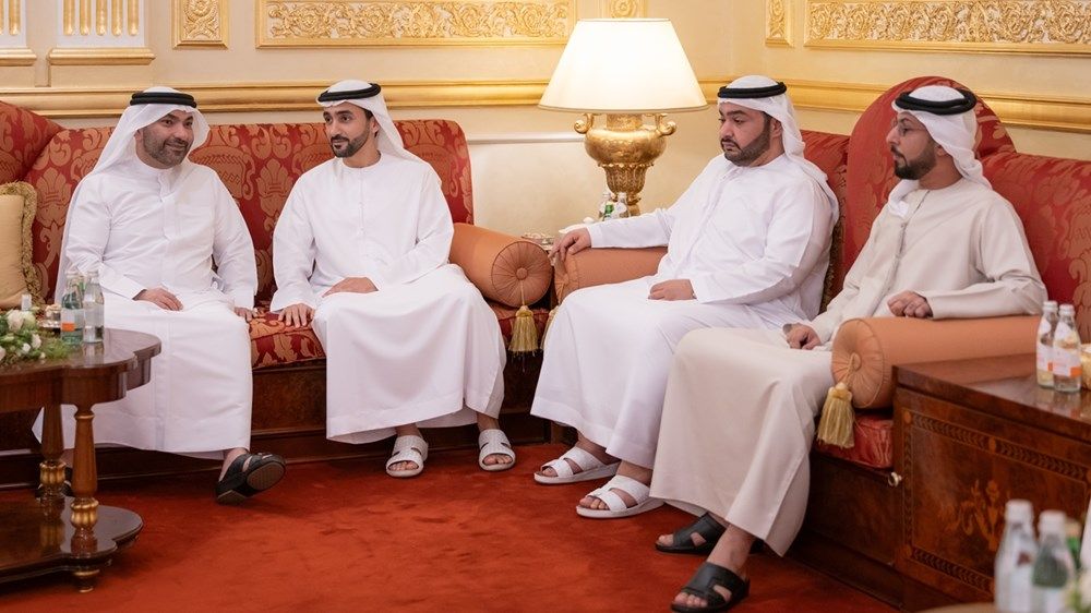 حمد الشرقي يواصل استقبال المهنئين بعيد الفطر المبارك بحضور ولي عهد الفجيرة