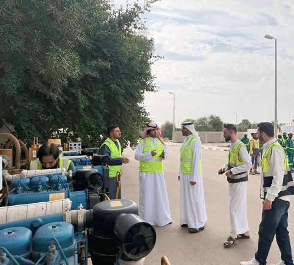 بلدية منطقة الظفرة تواصل الاستجابة بكفاءة للتقلبات الجوية