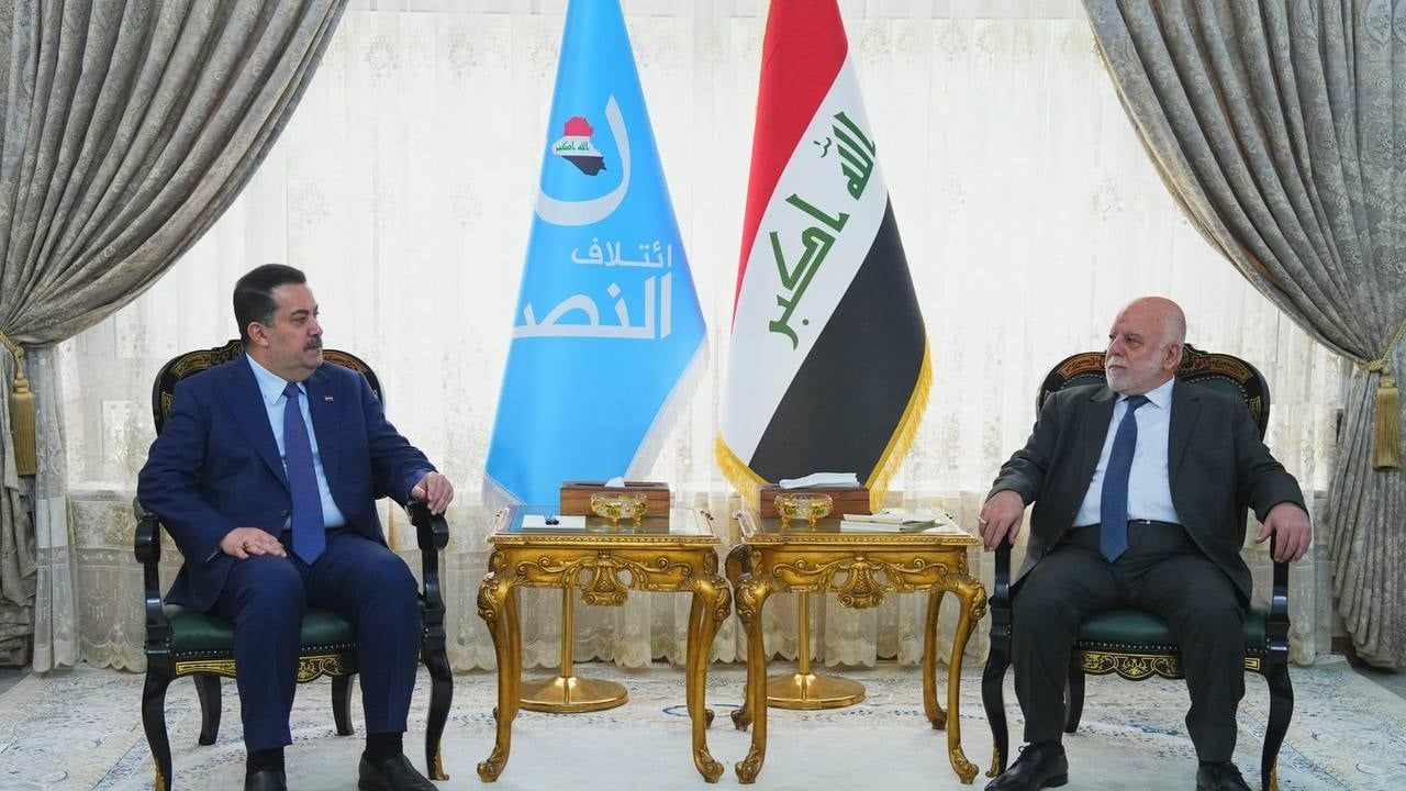 السوداني والعبادي يؤكدان أهمية التصدي لمحاولات زج العراق في الحرب