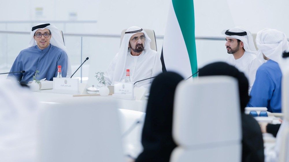 محمد بن راشد يترأس اجتماعاً لمجلس الوزراء