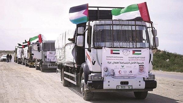 «الفارس الشهم 3» تواصل دعم غزة بمبادرات إنسانية واسعة