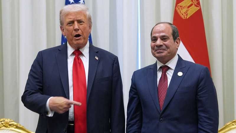 السيسي للرئيس ترامب: لا أحد يمكنه وقف الحرب في المنطقة إلا أنت