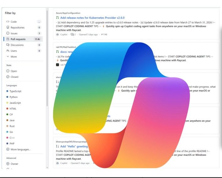 تكنولوجيا: خلل بسيط: Microsoft Copilot يدرج إعلانات غير مرغوب فيها داخل طلبات GitHub