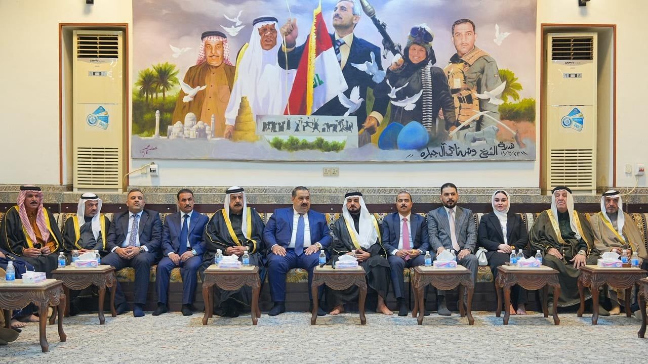 السامرائي يزور مضيف الجبارة في قضاء العلم ويلتقي شيوخ صلاح الدين