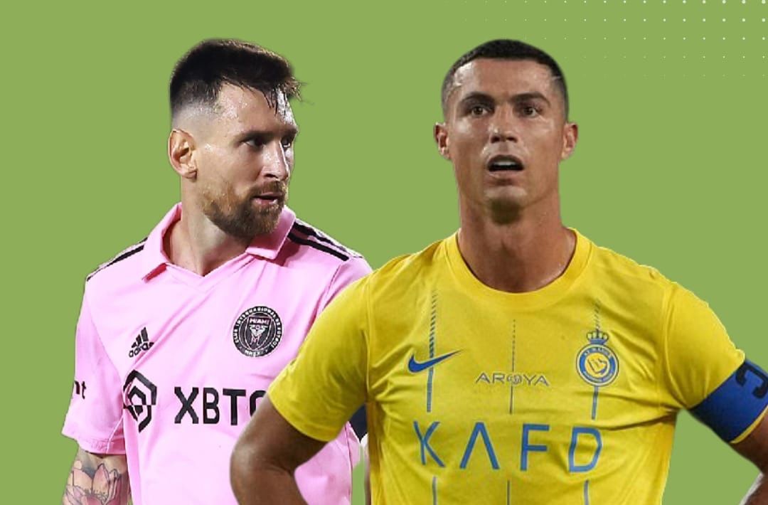 الخصمان التاريخيان يجتمعان أخيرًا.. ميسي ورونالدو في إعلان مفاجئ قبل المونديال