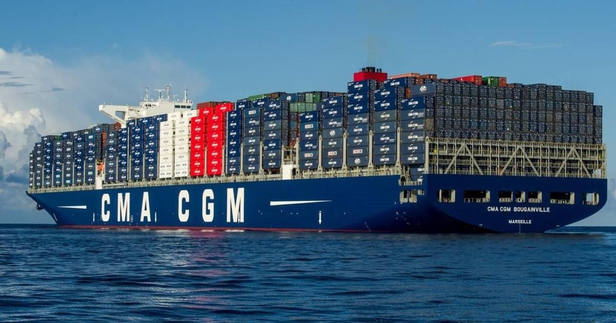 عبور سفينة حاويات مملوكة لشركة فرنسية مضيق هرمز