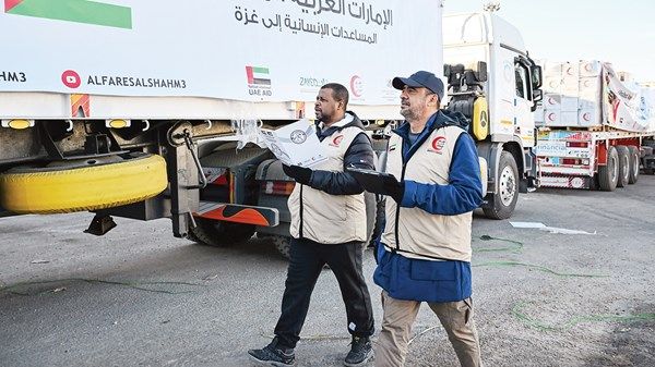 «الفارس الشهم 3» تقدم دعماً عاجلاً للنازحين وسط غزة