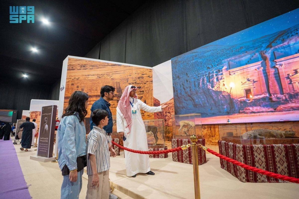 الجناح السعودي بمهرجان الثقافات والشعوب يبرز تاريخ المملكة ومسيرة نمائها الوطني